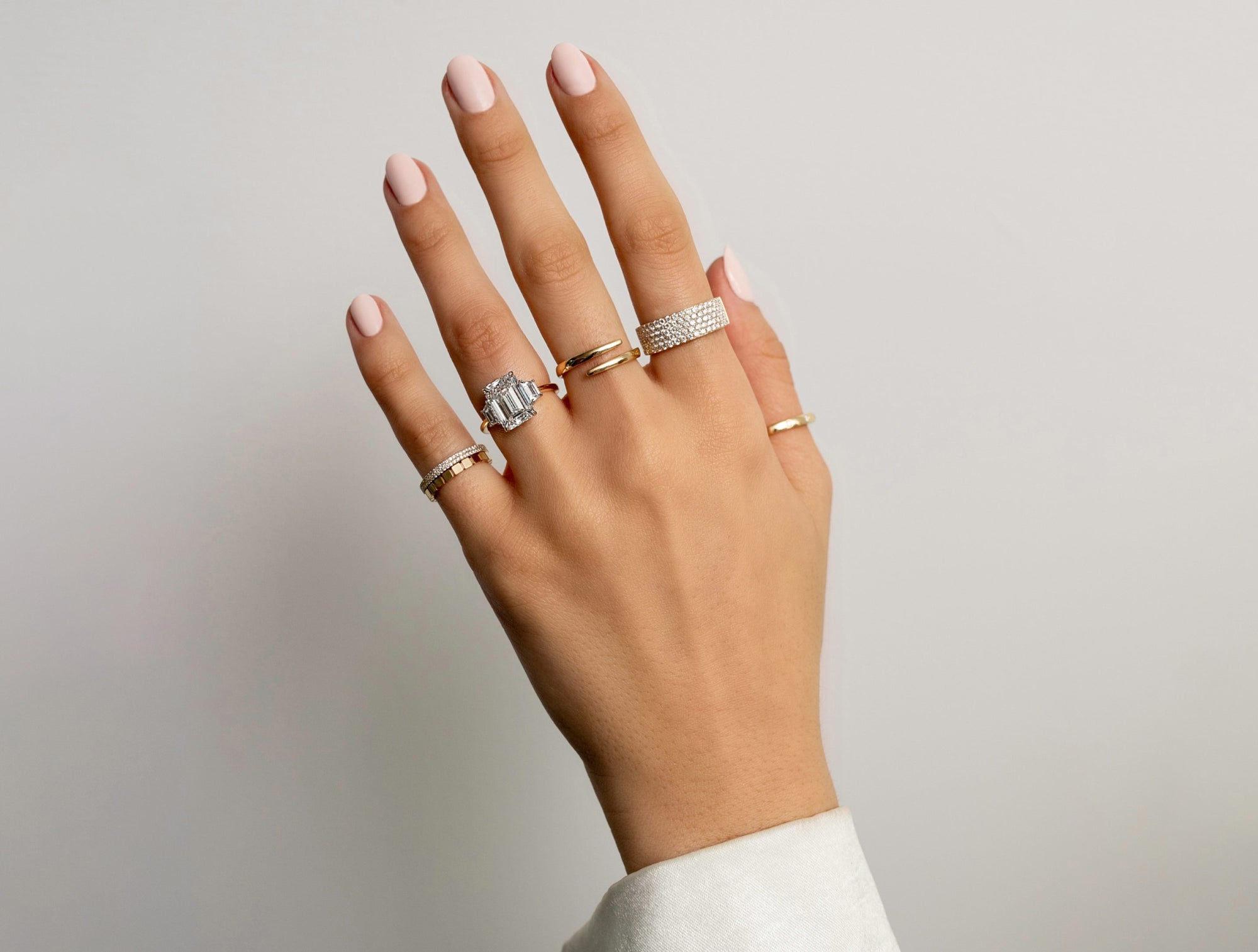 Real Diamond Wedding Ring 1.30 Carat Round Cut Solid 18K Rose Gold Size 4 5  6 7 | eBay
